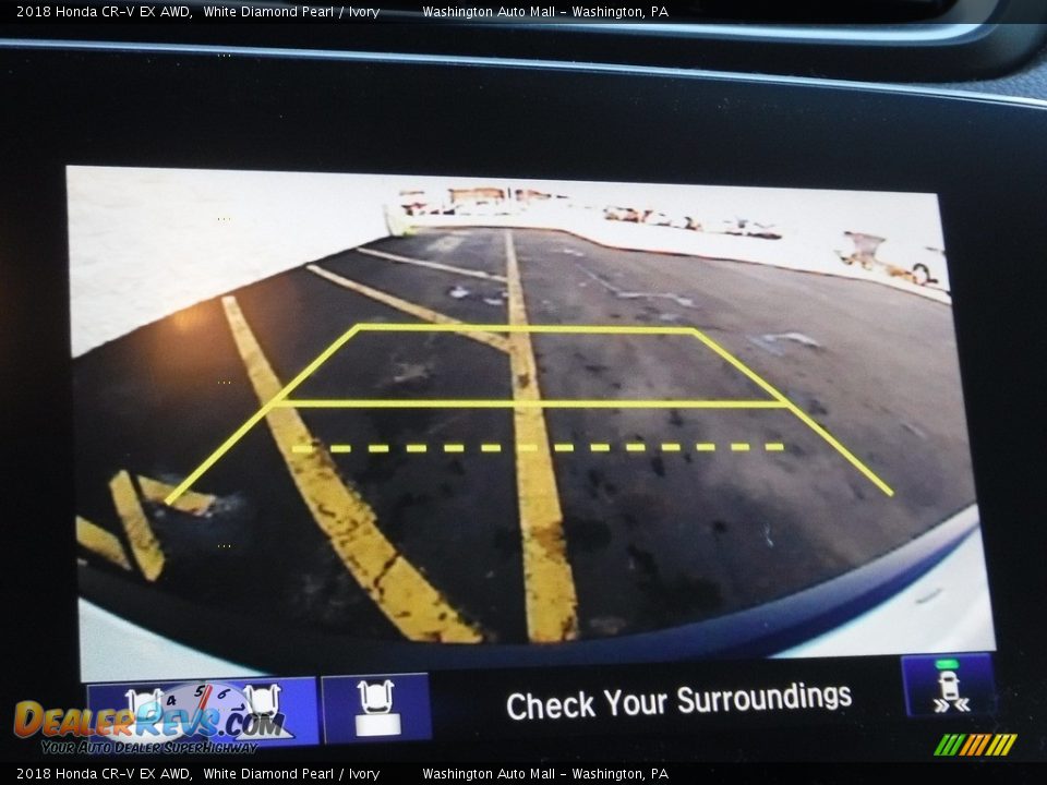 2018 Honda CR-V EX AWD White Diamond Pearl / Ivory Photo #19