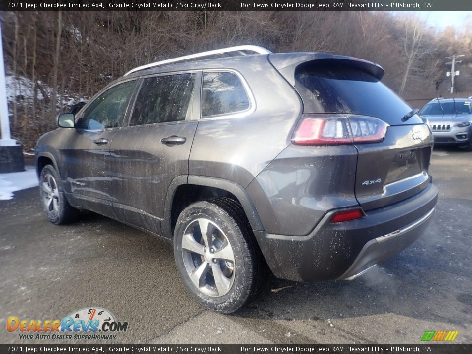 2021 Jeep Cherokee Limited 4x4 Granite Crystal Metallic / Ski Gray/Black Photo #8