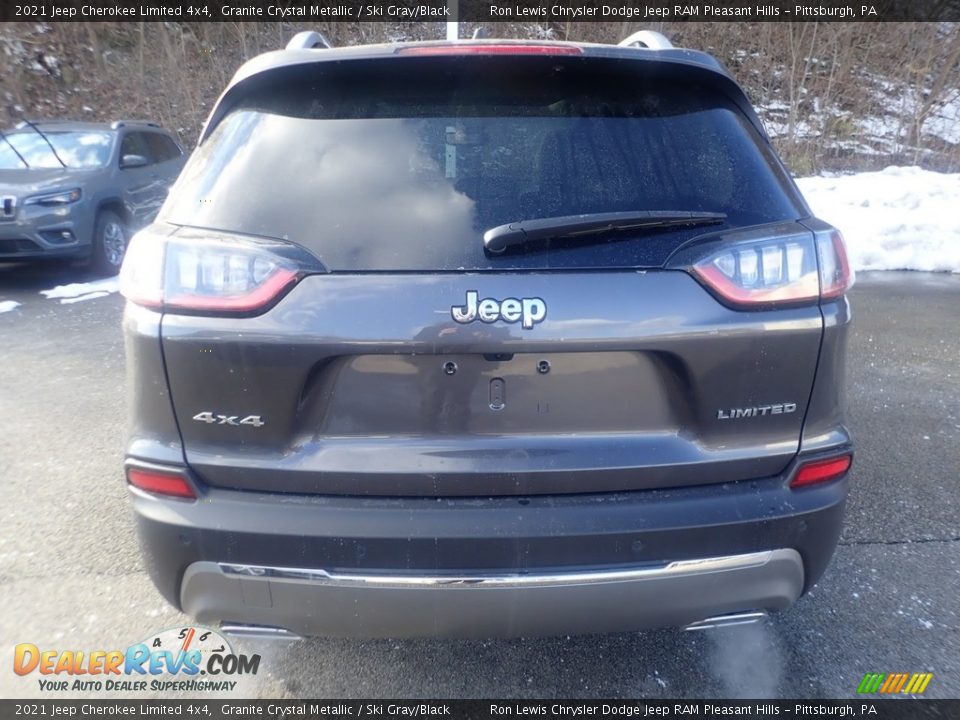2021 Jeep Cherokee Limited 4x4 Granite Crystal Metallic / Ski Gray/Black Photo #10