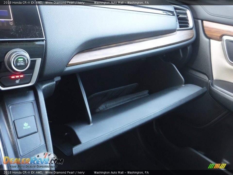 2018 Honda CR-V EX AWD White Diamond Pearl / Ivory Photo #24