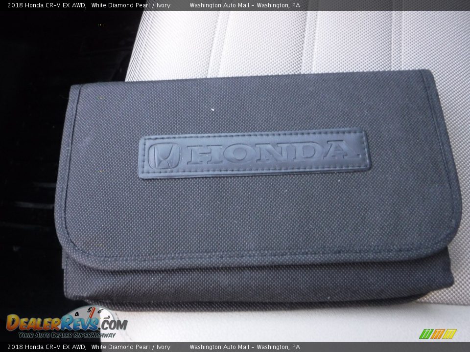 2018 Honda CR-V EX AWD White Diamond Pearl / Ivory Photo #27