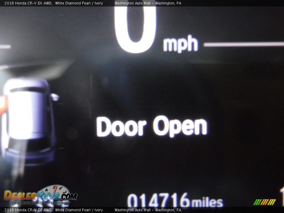 2018 Honda CR-V EX AWD White Diamond Pearl / Ivory Photo #30