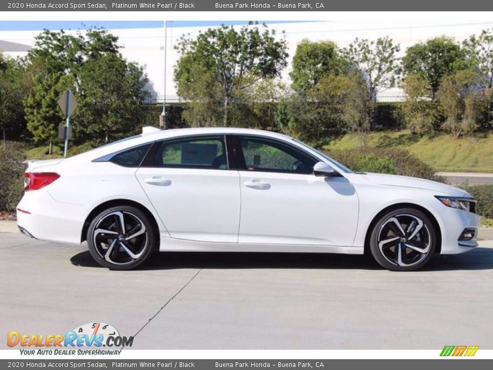 2020 Honda Accord Sport Sedan Platinum White Pearl / Black Photo #5