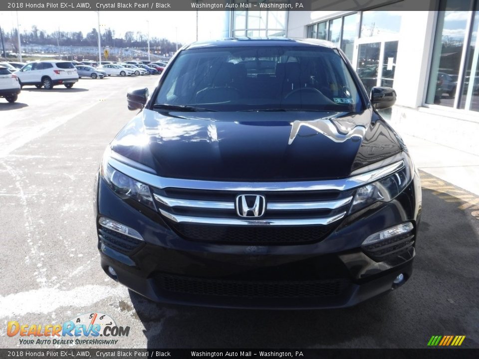 2018 Honda Pilot EX-L AWD Crystal Black Pearl / Black Photo #5