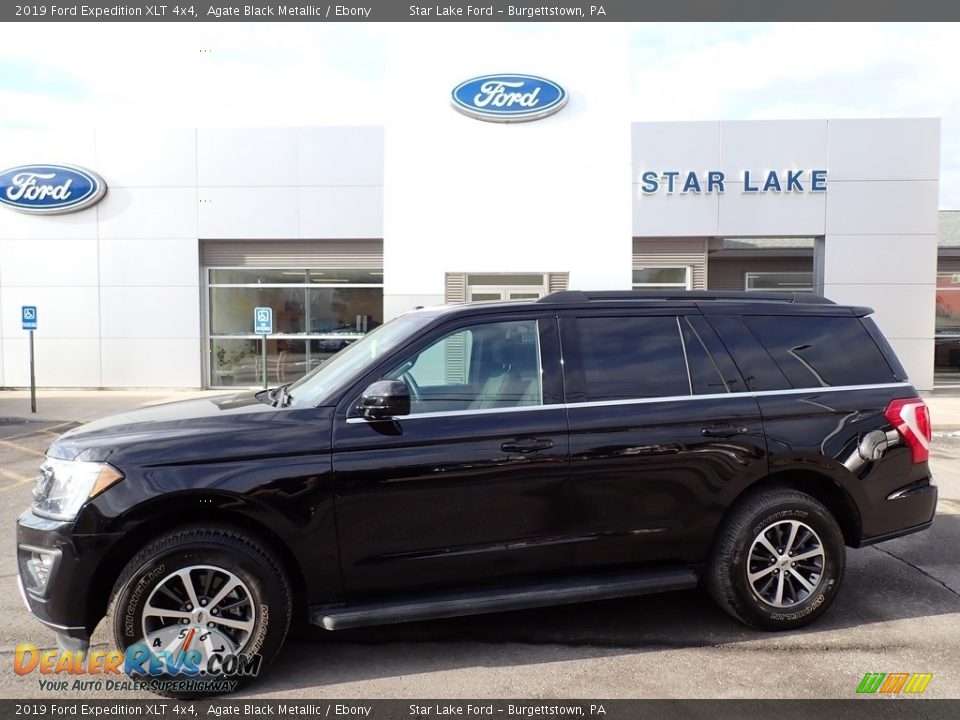 2019 Ford Expedition XLT 4x4 Agate Black Metallic / Ebony Photo #1