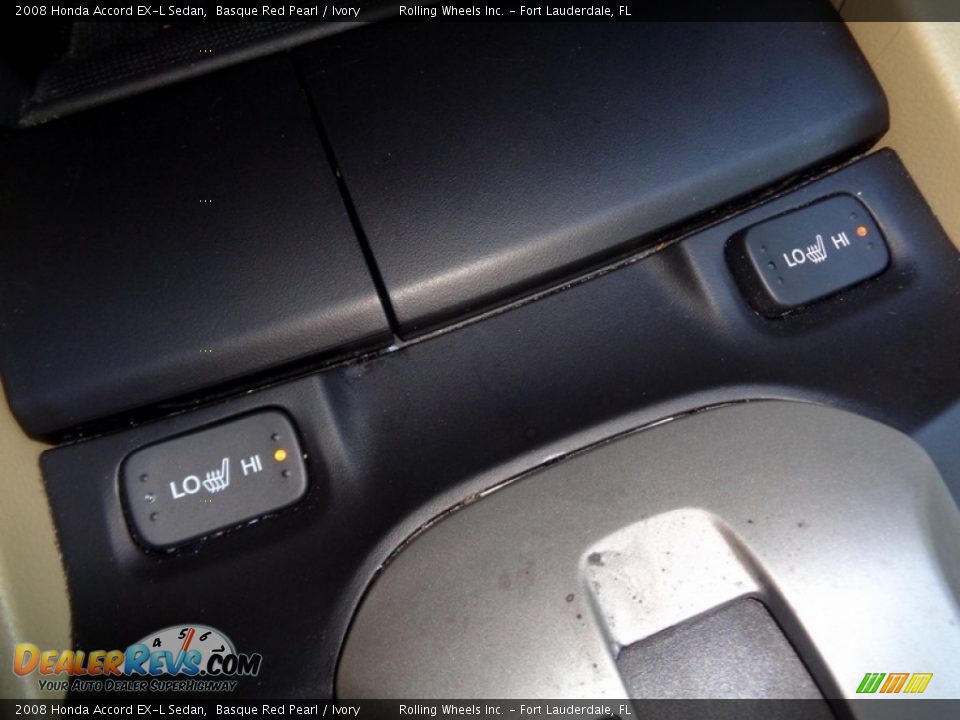 2008 Honda Accord EX-L Sedan Basque Red Pearl / Ivory Photo #2
