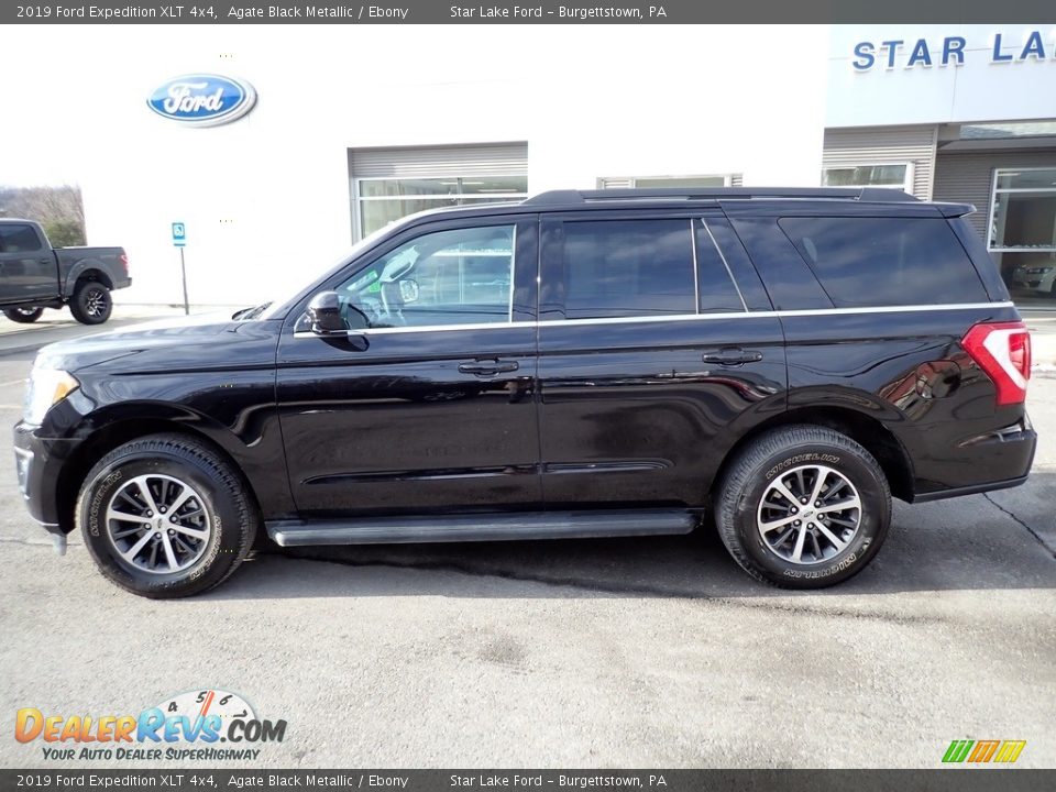 2019 Ford Expedition XLT 4x4 Agate Black Metallic / Ebony Photo #2