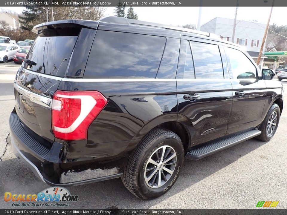 2019 Ford Expedition XLT 4x4 Agate Black Metallic / Ebony Photo #6