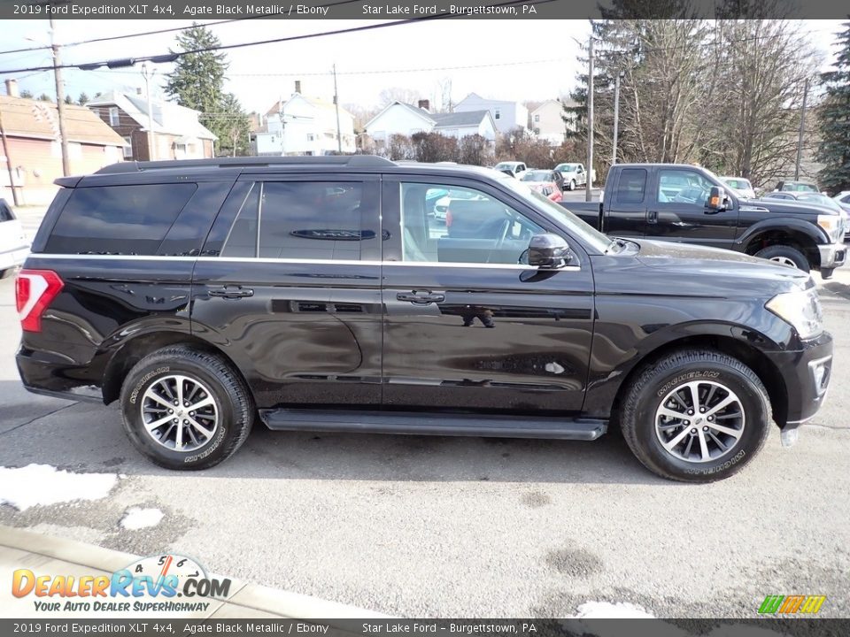 2019 Ford Expedition XLT 4x4 Agate Black Metallic / Ebony Photo #7