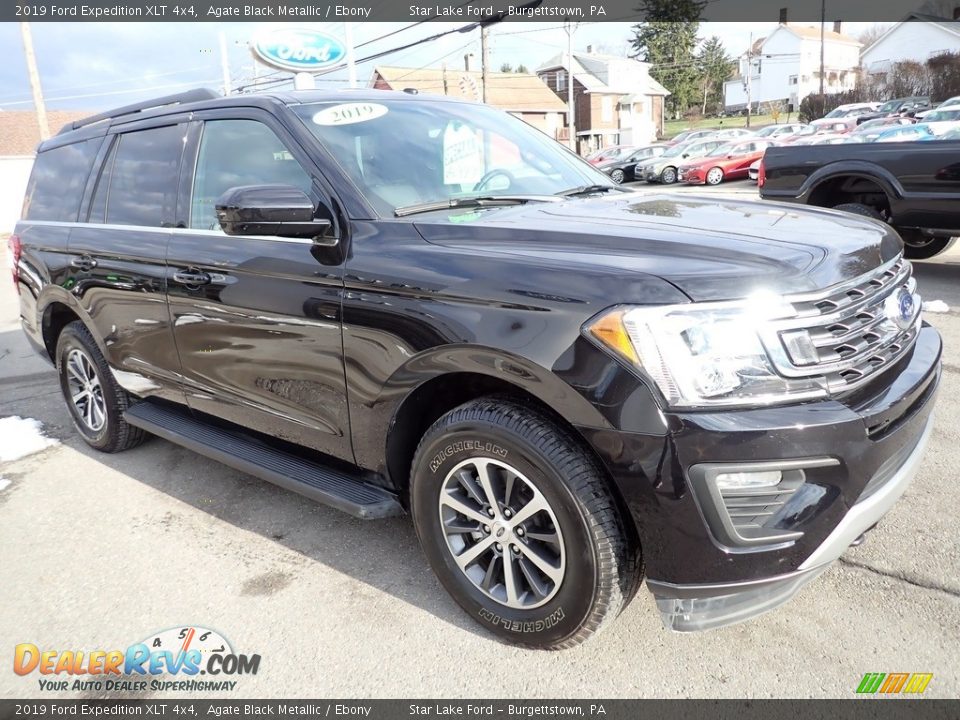 2019 Ford Expedition XLT 4x4 Agate Black Metallic / Ebony Photo #8
