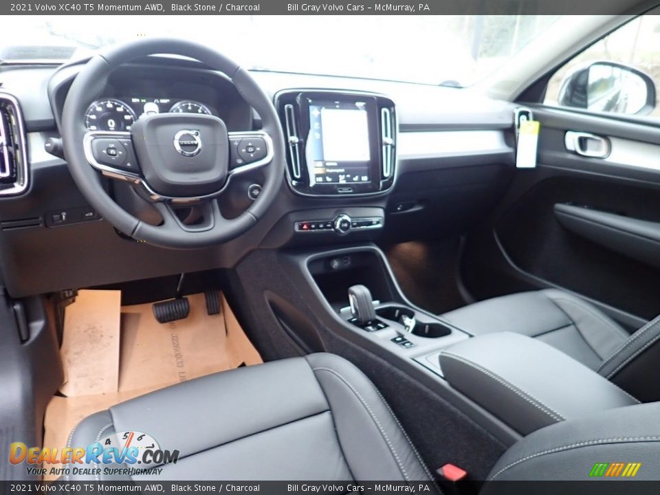Charcoal Interior - 2021 Volvo XC40 T5 Momentum AWD Photo #9