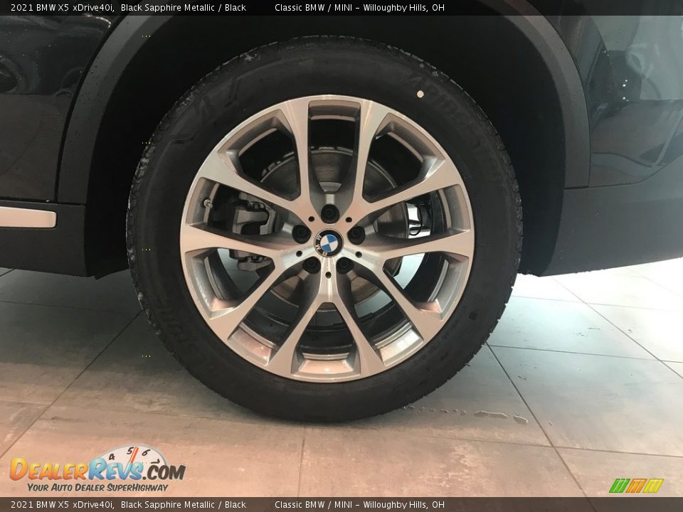2021 BMW X5 xDrive40i Black Sapphire Metallic / Black Photo #5