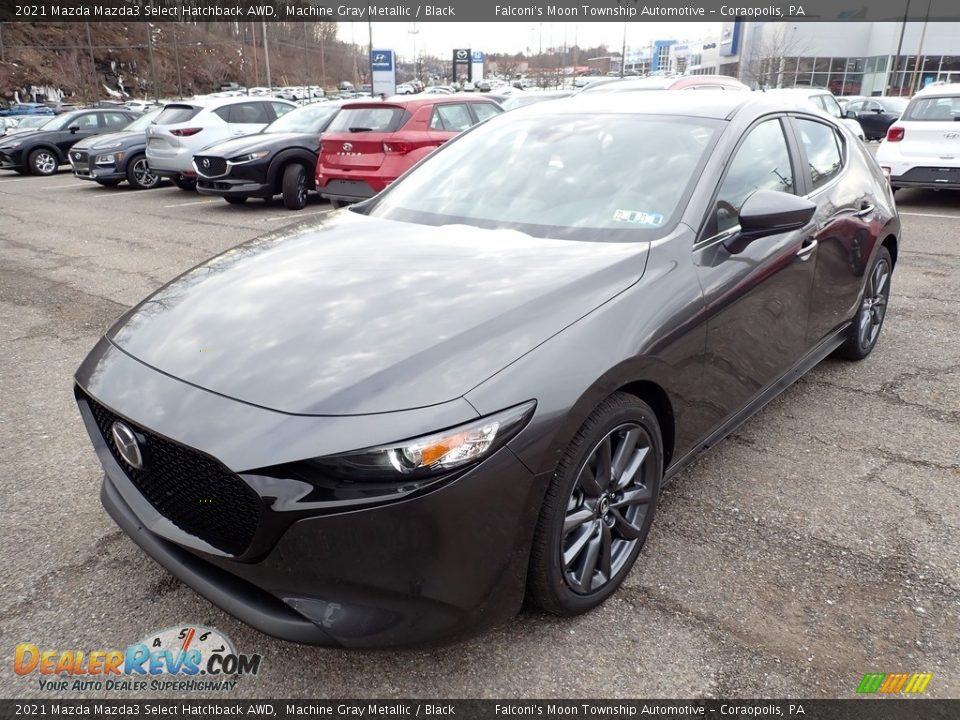 2021 Mazda Mazda3 Select Hatchback AWD Machine Gray Metallic / Black Photo #5