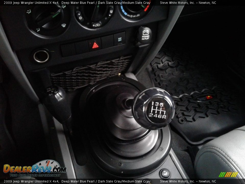 2009 Jeep Wrangler Unlimited X 4x4 Deep Water Blue Pearl / Dark Slate Gray/Medium Slate Gray Photo #21