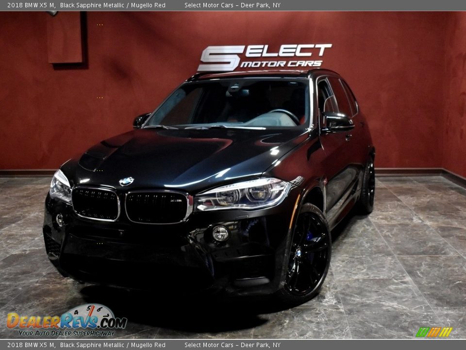 2018 BMW X5 M Black Sapphire Metallic / Mugello Red Photo #1