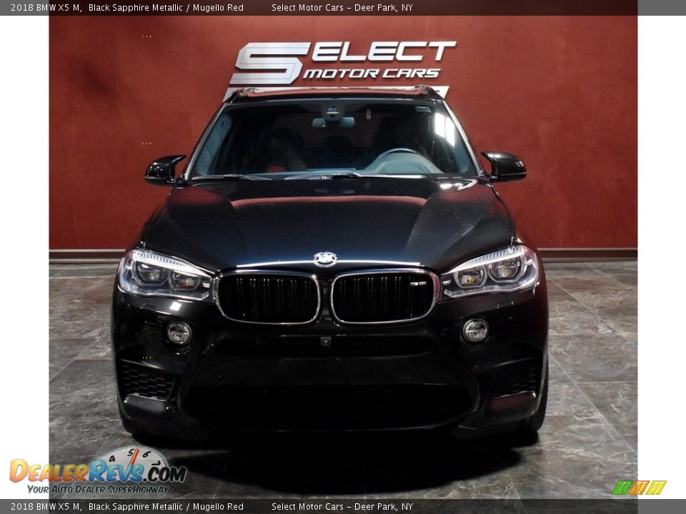 2018 BMW X5 M Black Sapphire Metallic / Mugello Red Photo #2