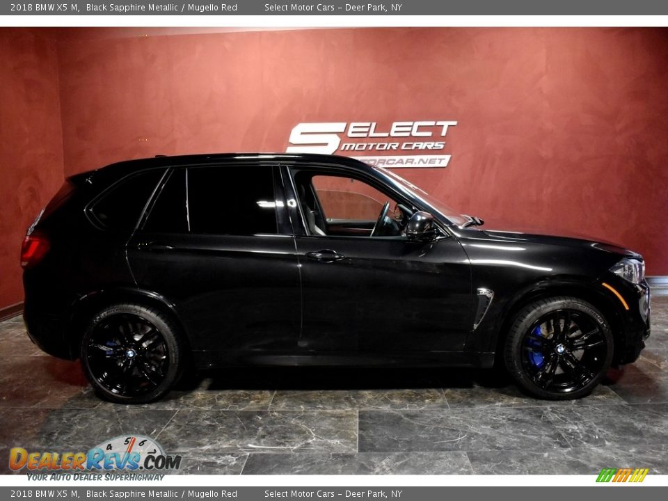 2018 BMW X5 M Black Sapphire Metallic / Mugello Red Photo #4