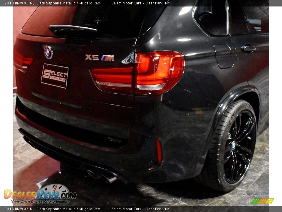 2018 BMW X5 M Black Sapphire Metallic / Mugello Red Photo #6