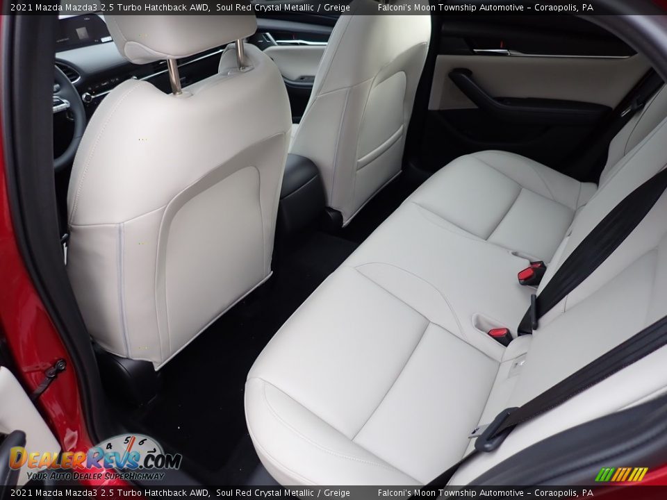 Rear Seat of 2021 Mazda Mazda3 2.5 Turbo Hatchback AWD Photo #8