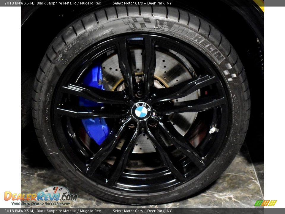 2018 BMW X5 M Black Sapphire Metallic / Mugello Red Photo #7