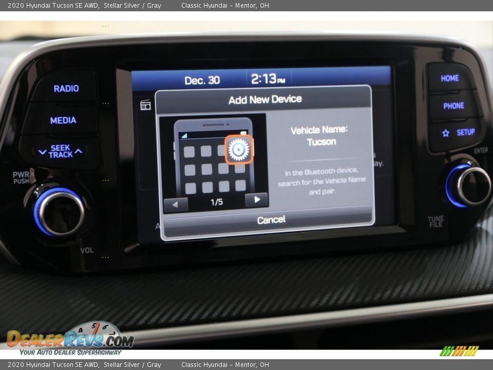 2020 Hyundai Tucson SE AWD Stellar Silver / Gray Photo #13