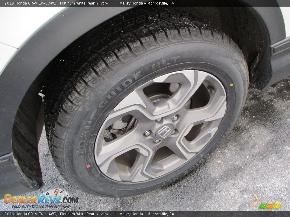 2019 Honda CR-V EX-L AWD Platinum White Pearl / Ivory Photo #6