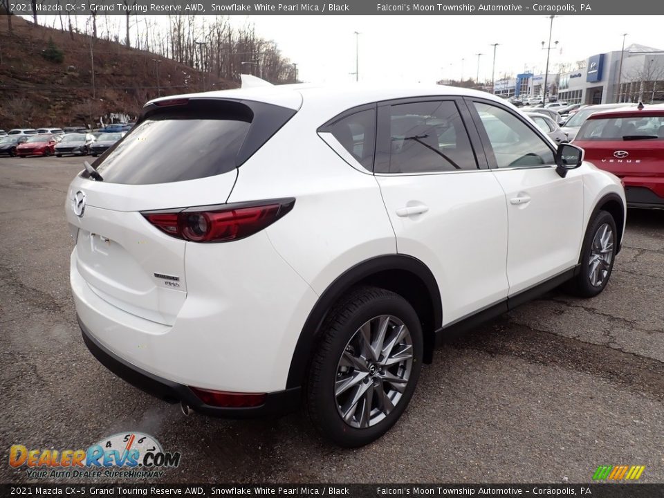 2021 Mazda CX-5 Grand Touring Reserve AWD Snowflake White Pearl Mica / Black Photo #2