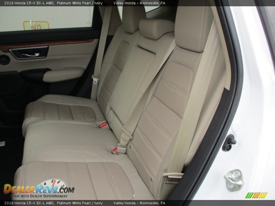 2019 Honda CR-V EX-L AWD Platinum White Pearl / Ivory Photo #12