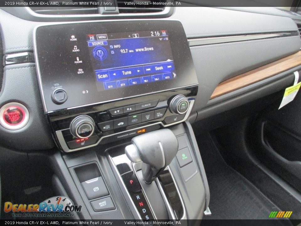 2019 Honda CR-V EX-L AWD Platinum White Pearl / Ivory Photo #15