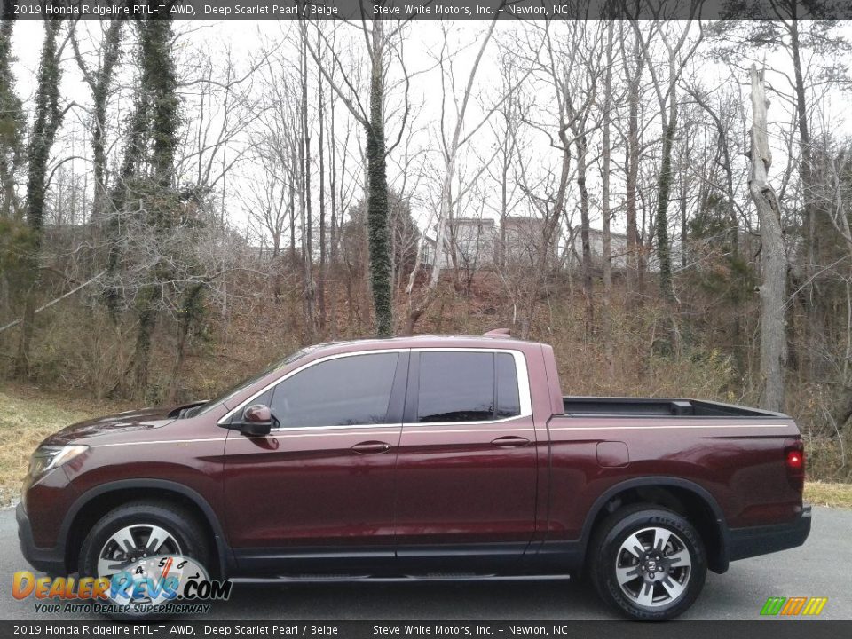 Deep Scarlet Pearl 2019 Honda Ridgeline RTL-T AWD Photo #1