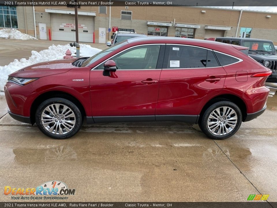 Ruby Flare Pearl 2021 Toyota Venza Hybrid XLE AWD Photo #1