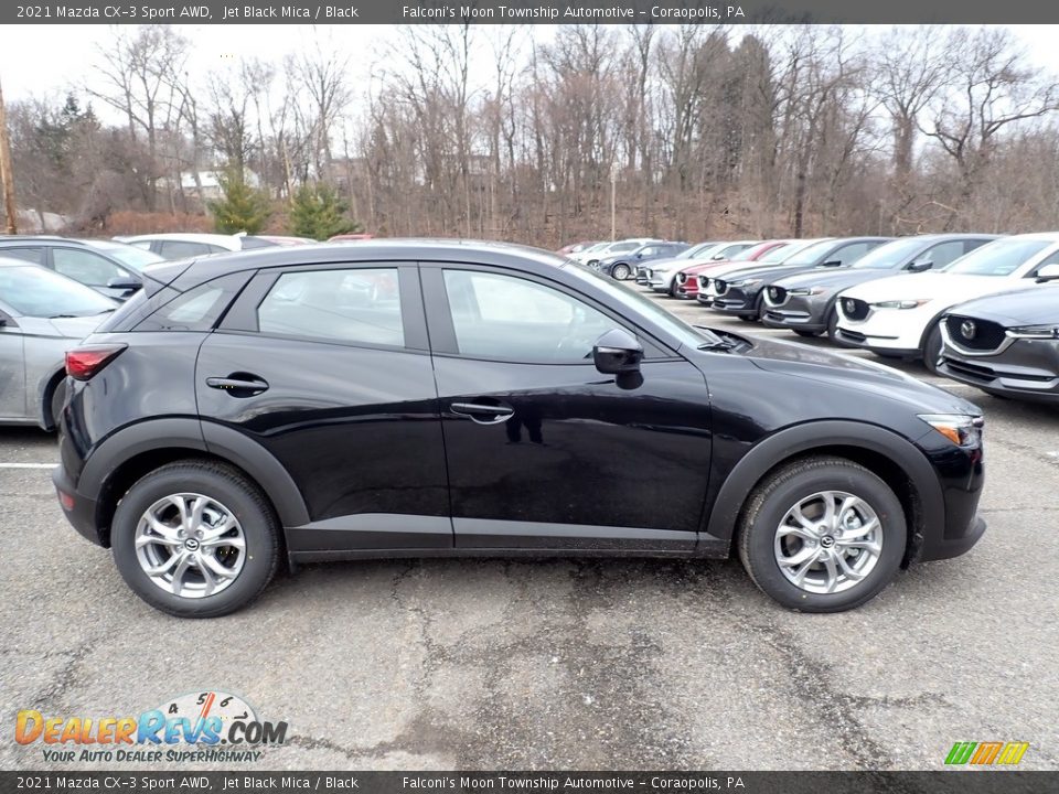 Jet Black Mica 2021 Mazda CX-3 Sport AWD Photo #1