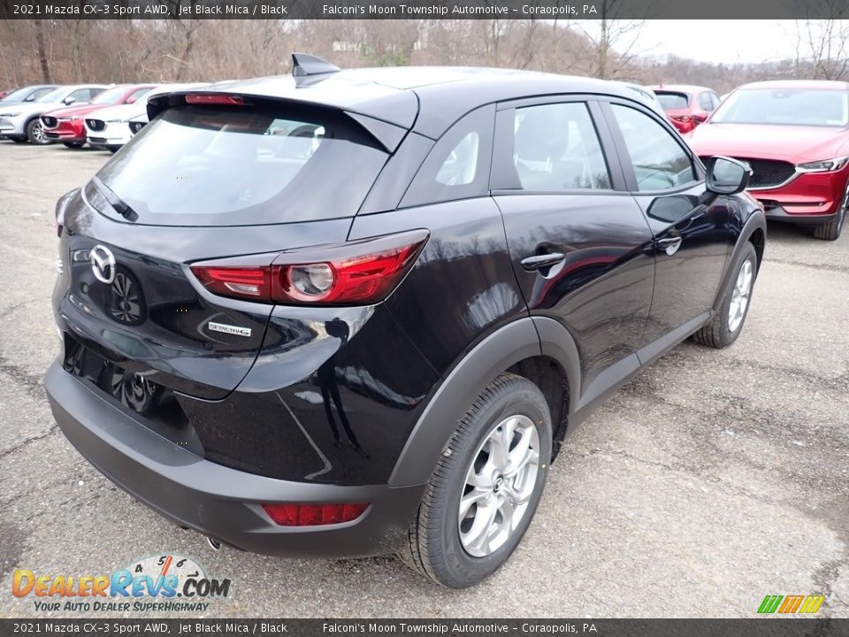 2021 Mazda CX-3 Sport AWD Jet Black Mica / Black Photo #2