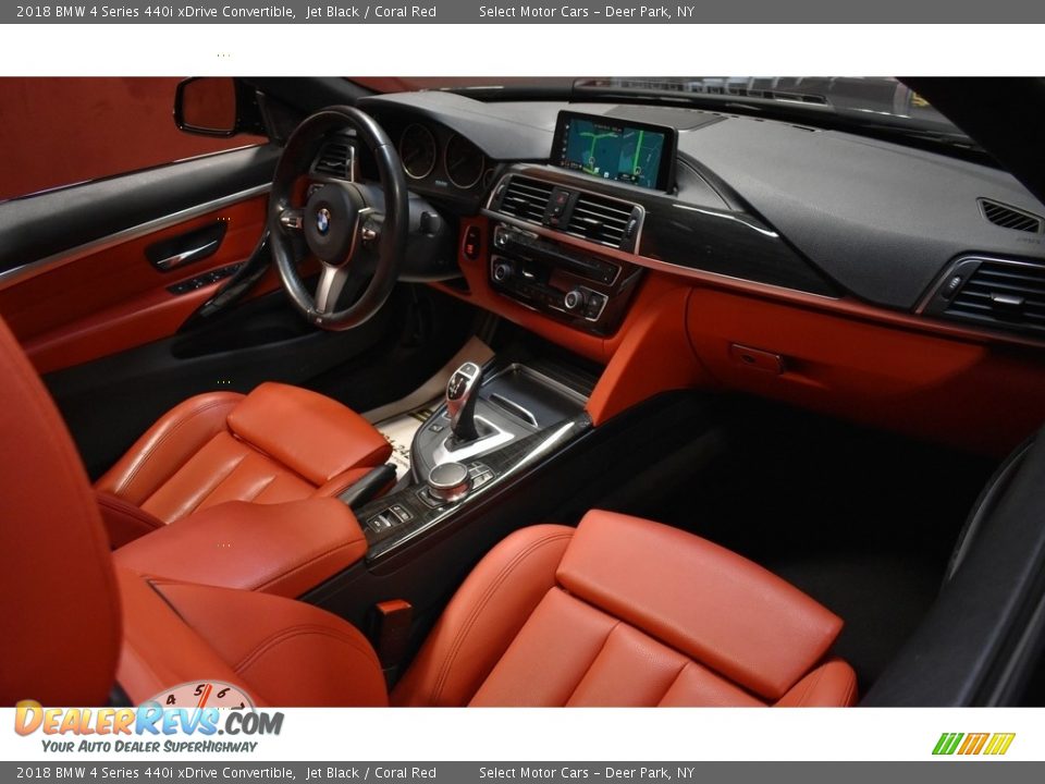 Dashboard of 2018 BMW 4 Series 440i xDrive Convertible Photo #13