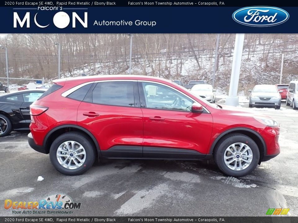 2020 Ford Escape SE 4WD Rapid Red Metallic / Ebony Black Photo #1