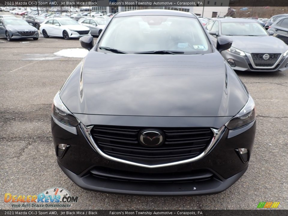 2021 Mazda CX-3 Sport AWD Jet Black Mica / Black Photo #4