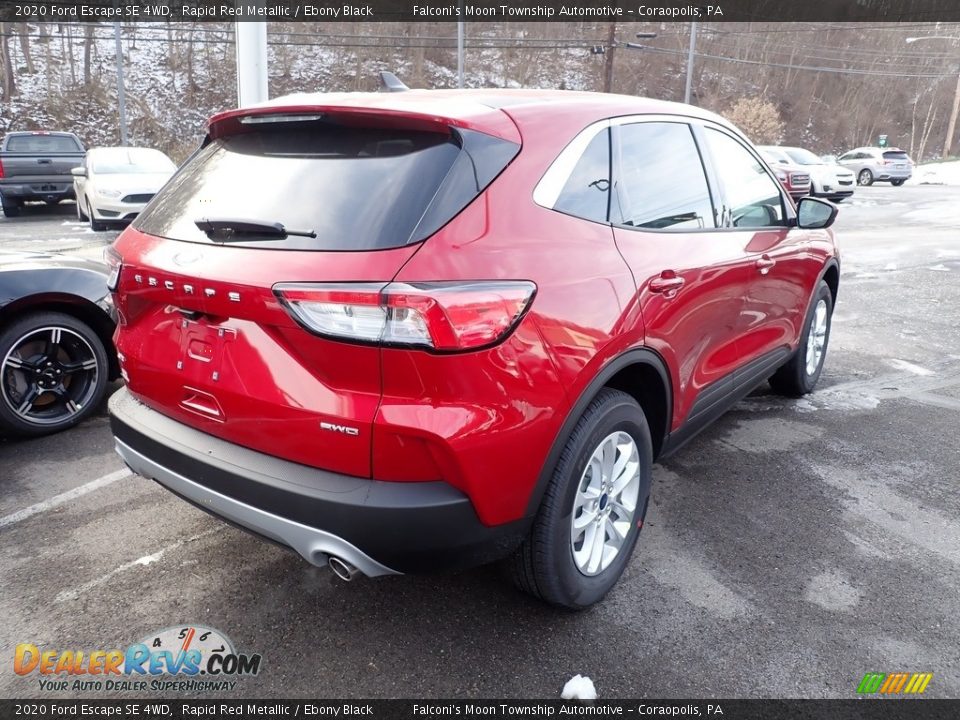 2020 Ford Escape SE 4WD Rapid Red Metallic / Ebony Black Photo #2