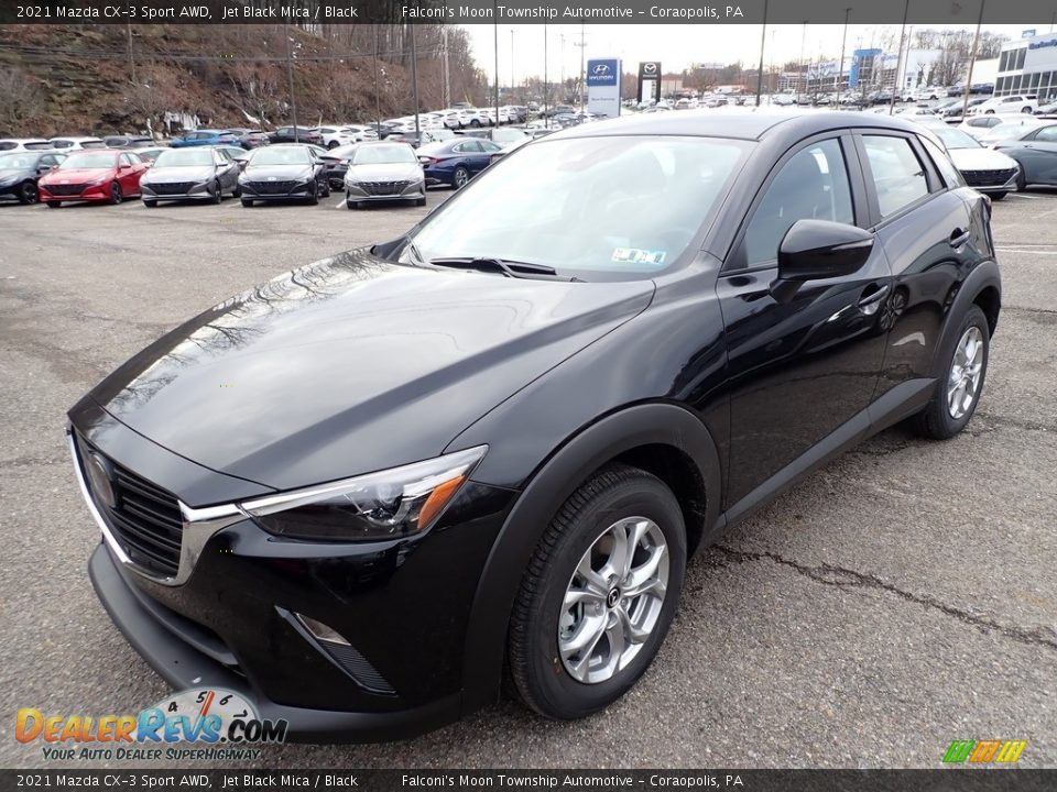 Front 3/4 View of 2021 Mazda CX-3 Sport AWD Photo #5