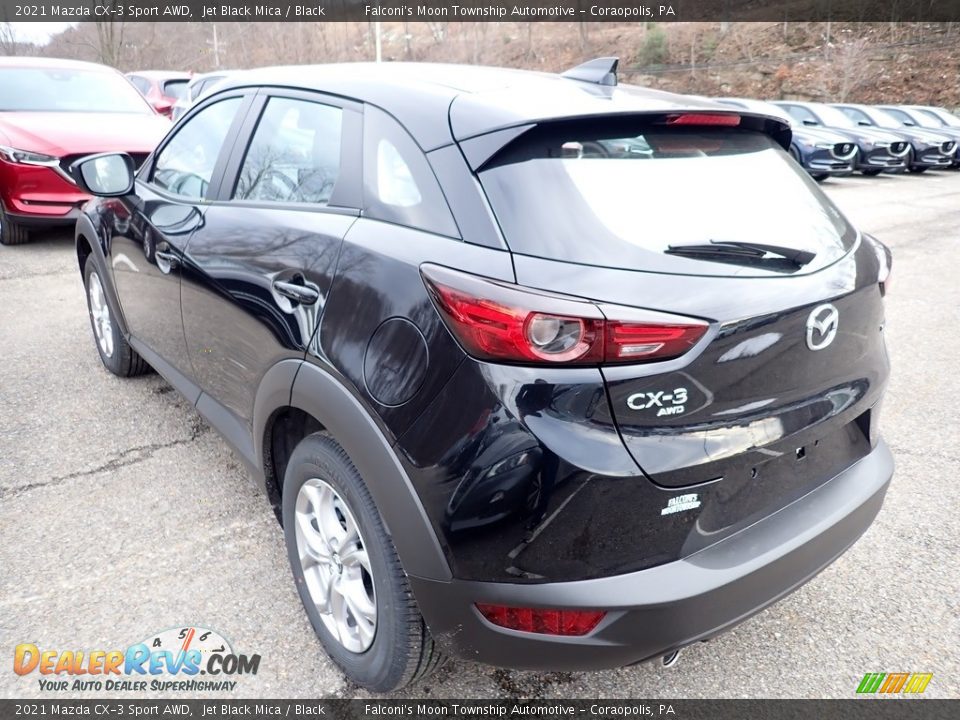 2021 Mazda CX-3 Sport AWD Jet Black Mica / Black Photo #6