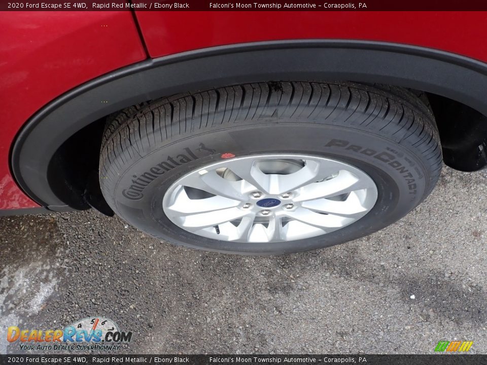 2020 Ford Escape SE 4WD Rapid Red Metallic / Ebony Black Photo #7