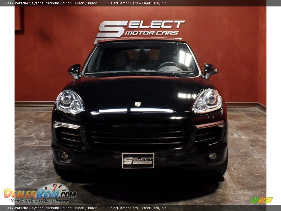 2017 Porsche Cayenne Platinum Edition Black / Black Photo #2