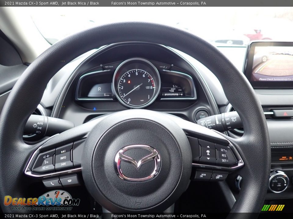 2021 Mazda CX-3 Sport AWD Steering Wheel Photo #15