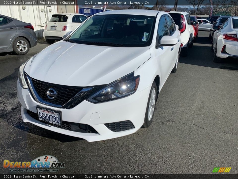 2019 Nissan Sentra SV Fresh Powder / Charcoal Photo #1