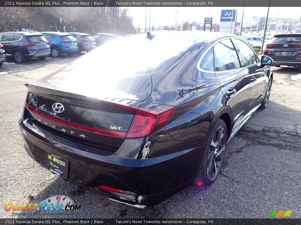 2021 Hyundai Sonata SEL Plus Phantom Black / Black Photo #2