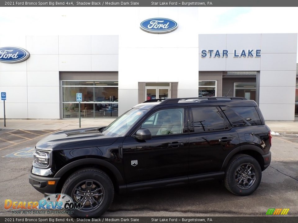 2021 Ford Bronco Sport Big Bend 4x4 Shadow Black / Medium Dark Slate Photo #1