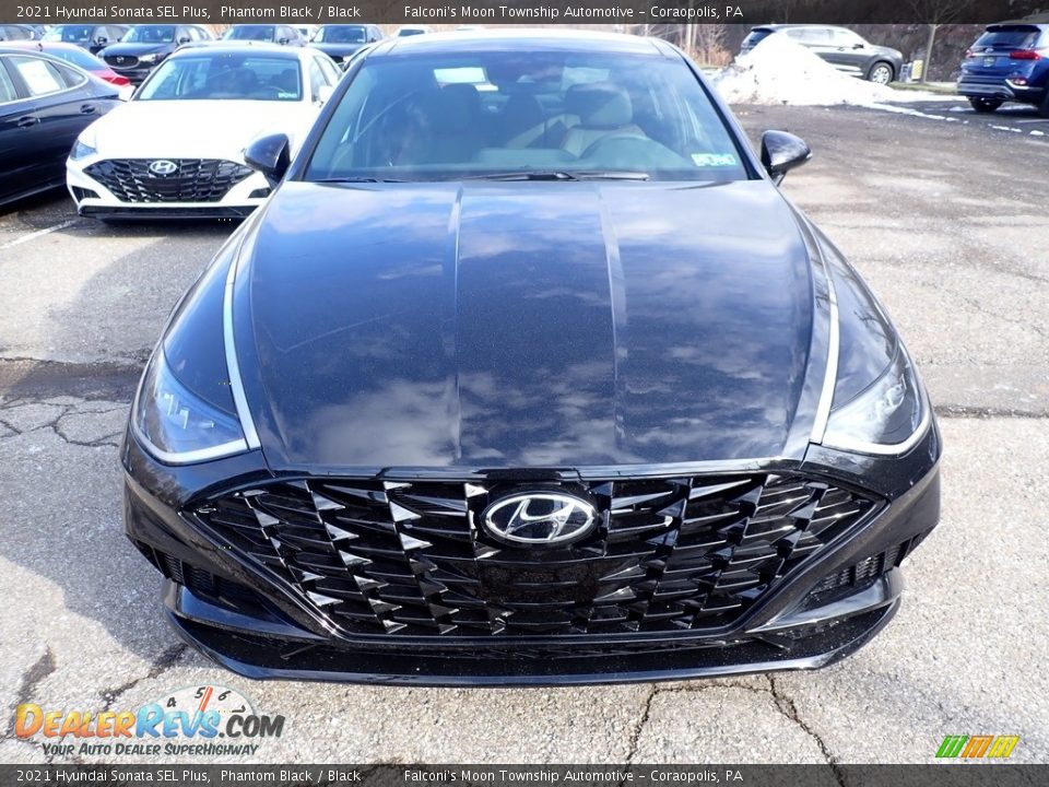 2021 Hyundai Sonata SEL Plus Phantom Black / Black Photo #4