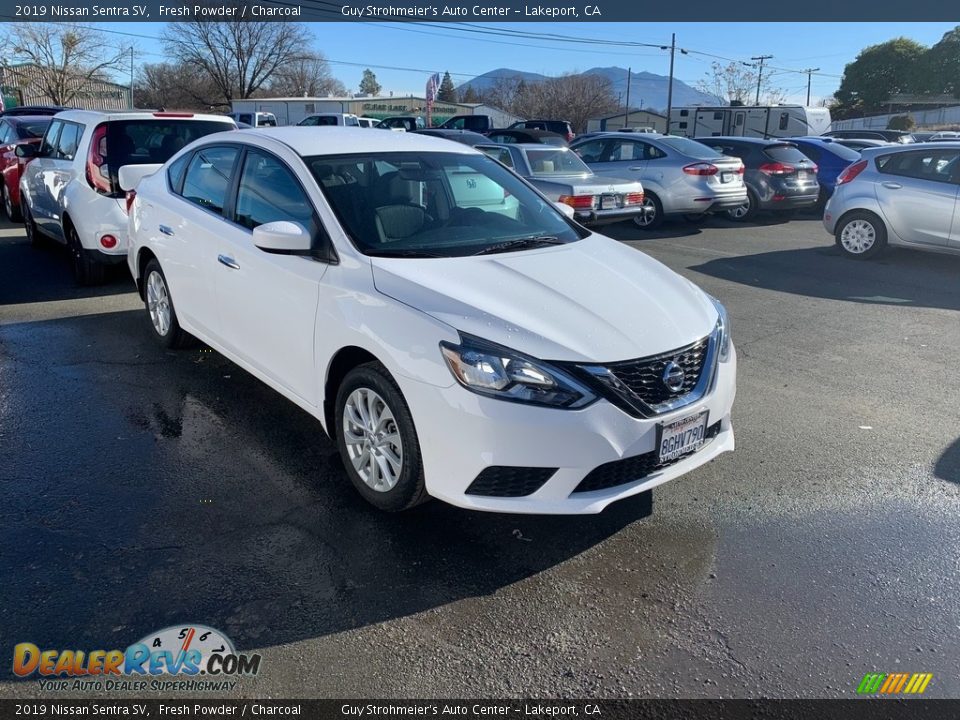 2019 Nissan Sentra SV Fresh Powder / Charcoal Photo #3