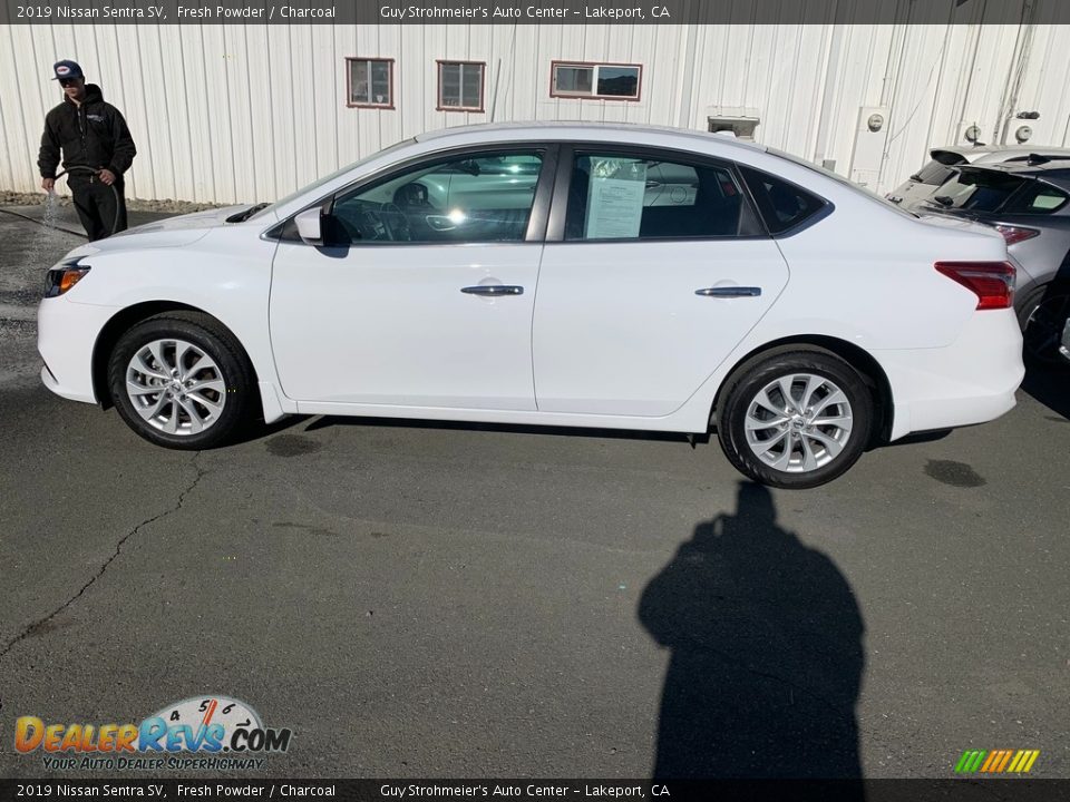 2019 Nissan Sentra SV Fresh Powder / Charcoal Photo #6