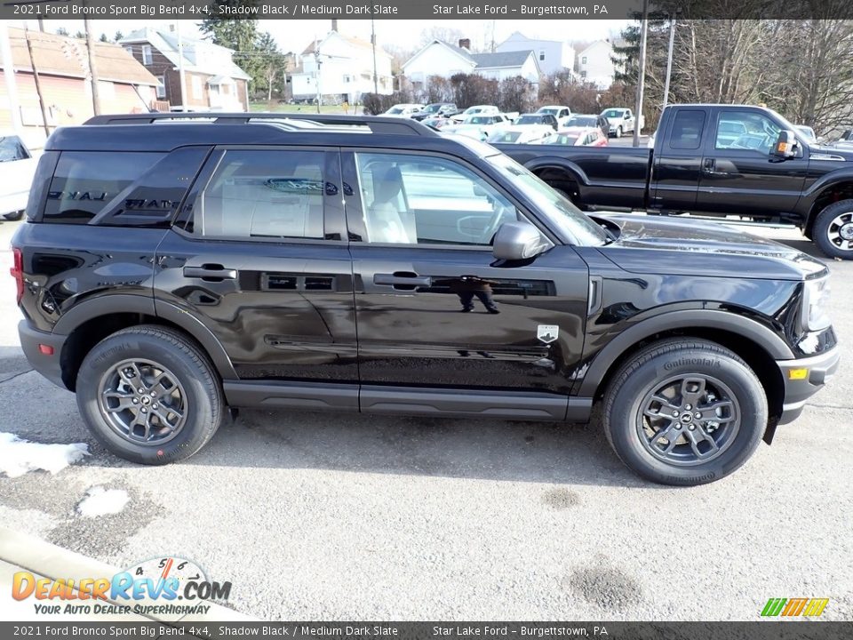 Shadow Black 2021 Ford Bronco Sport Big Bend 4x4 Photo #7