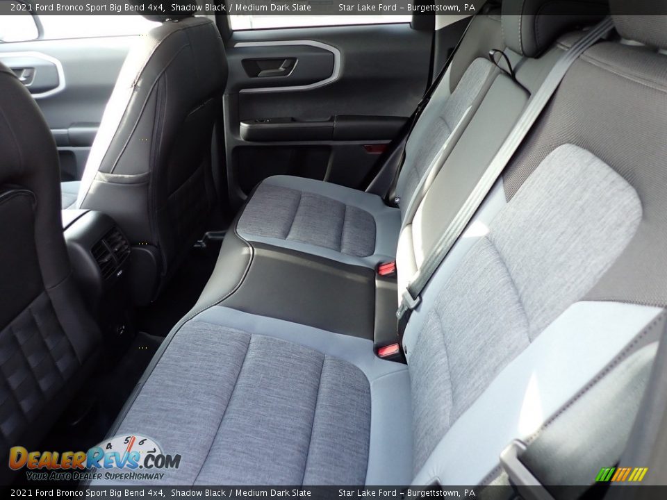 Rear Seat of 2021 Ford Bronco Sport Big Bend 4x4 Photo #11